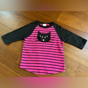 Gently used super soft Hanna Andersson kitty cat shirt with 3/4 sleeve. Size 4Y